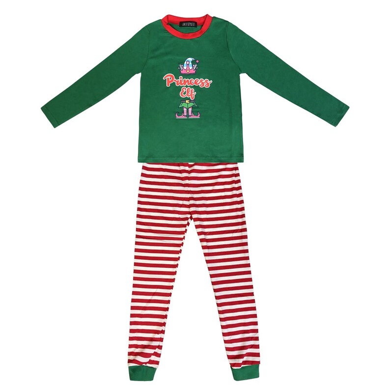 Family Matching Christmas Pyjamas Elf Pajamas for Kids Boys Etsy Childrens Christmas Pyjamas
