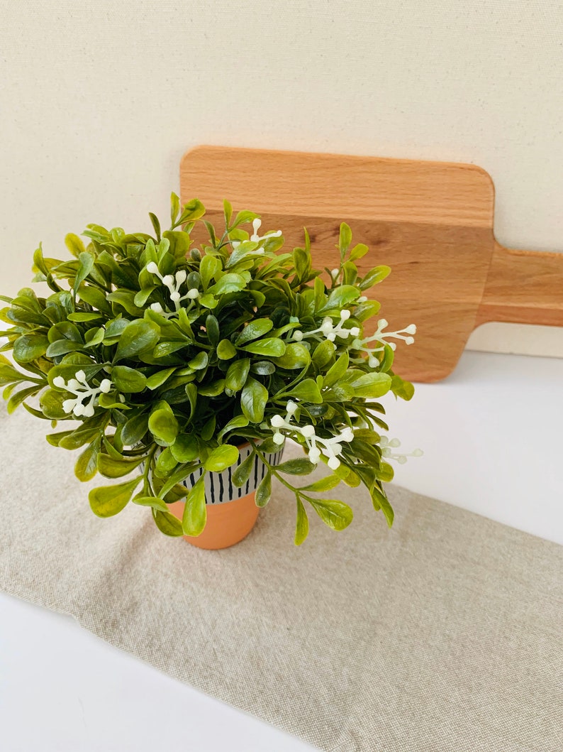 Faux Plant in Terracotta Pot / Fake Houseplants / Plant Mom Etsy