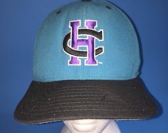 Vintage charlotte hornets new era snapback Hat adjustment 1990s