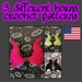 3 different Horns crochet patterns, PDF crochet pattern, Amigurumi, Devil Horns, Baphomet Horns, Gothic DIY