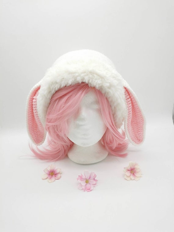 fluffy rabbit hat