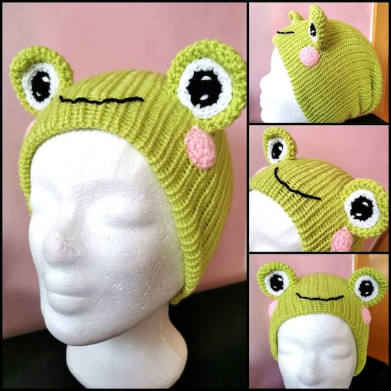 Gorro rana de rana diadema de animales - Etsy