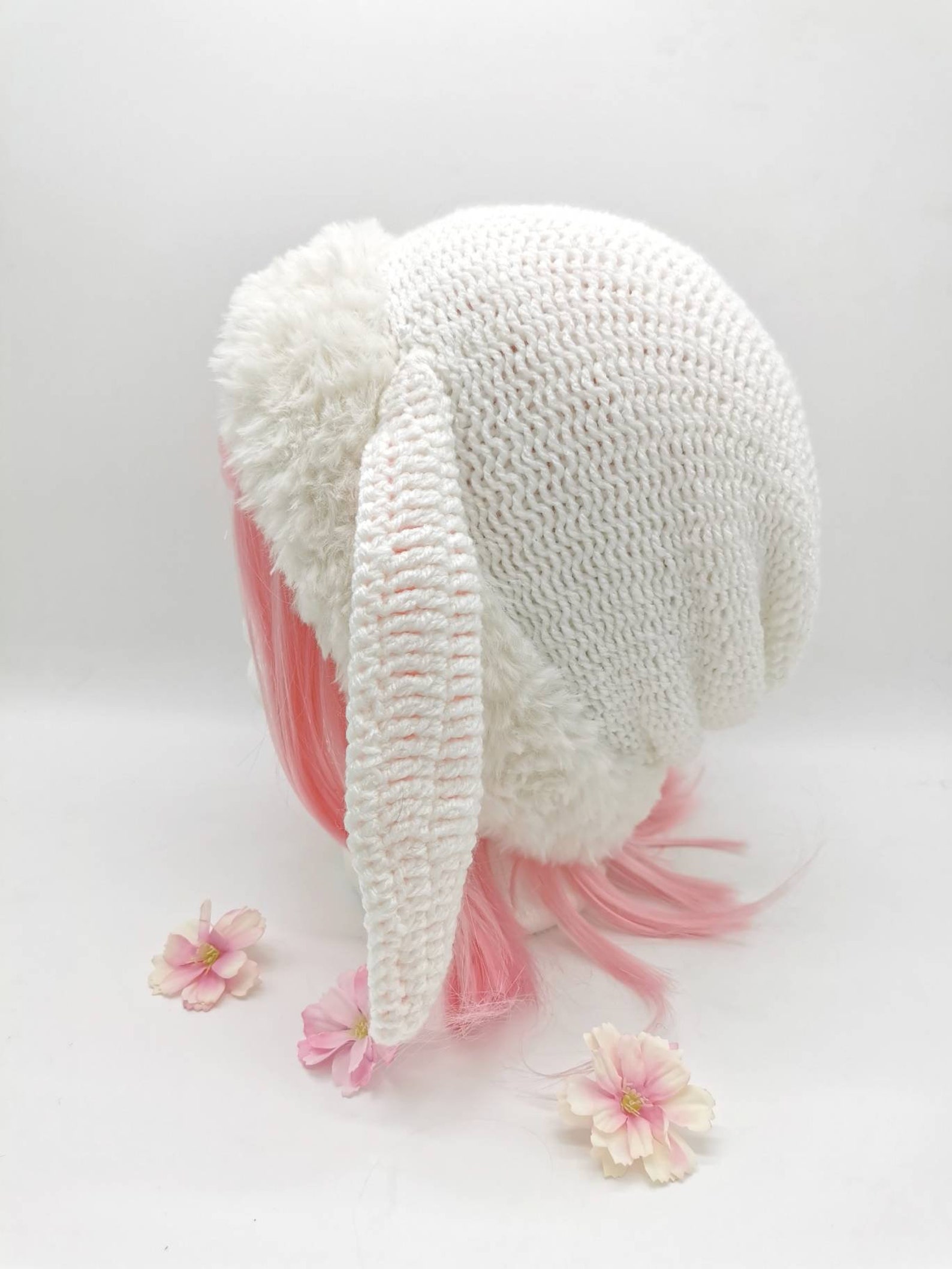 Fluffy Bunny Beanie, Rabbit Hat - Etsy