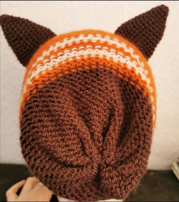 Fluffy Red Panda Beanie Lolita 
