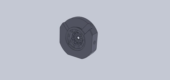 Ø14.25 Max aperture Mountable iris STL 3D model download