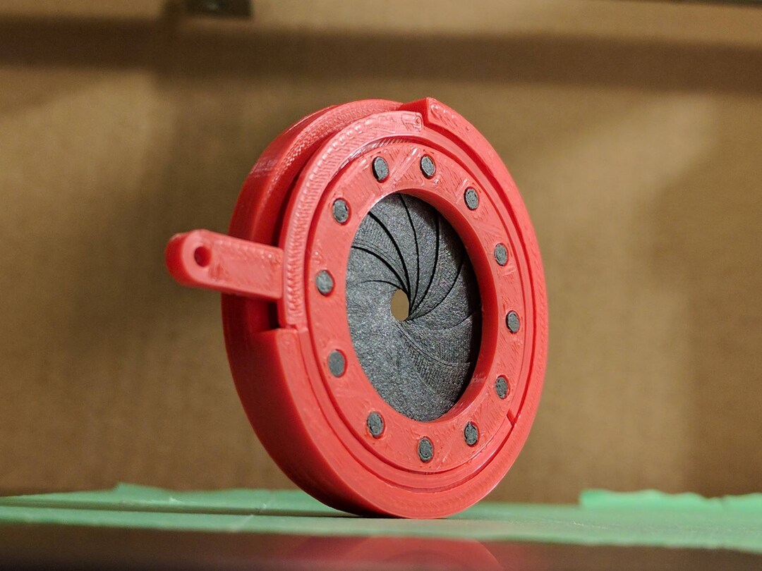 50 Mm OD 1 31/32 Iris Diaphragm STL 3D Model Download Etsy