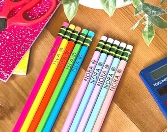 Personalized Pencil Ticonderoga Engraved Custom Name Pencil Back to School Teacher Gift Pencil With Name Birthday Gift Easter Basket Stuffer