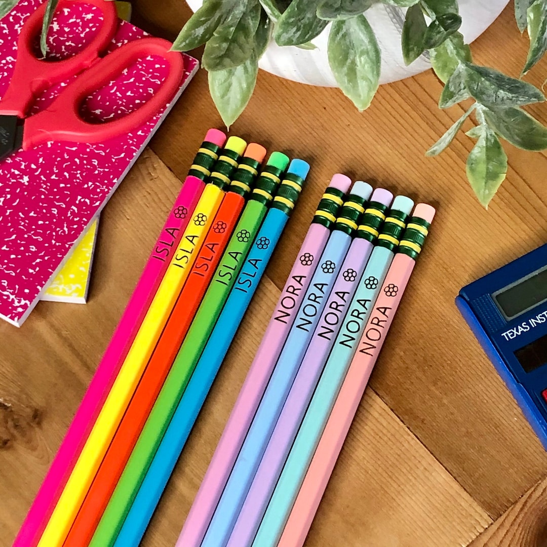 Personalized Pencil Ticonderoga Engraved Custom Name Pencil Back to ...