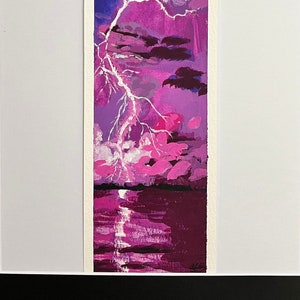 Lightning - Original Gouache Painting