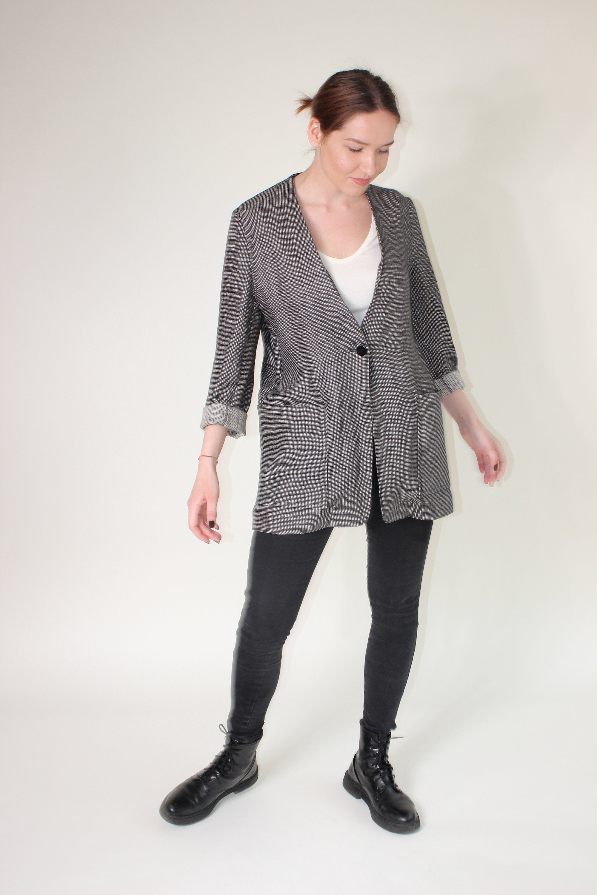 Long Linen Jacket Classic Summer Jacket Linen Jacket Women Etsy UK