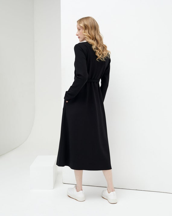 leandra jersey midi dress Leandra Jersey Midi Dress-Gallery Blue, Whimsical Vine main image 1