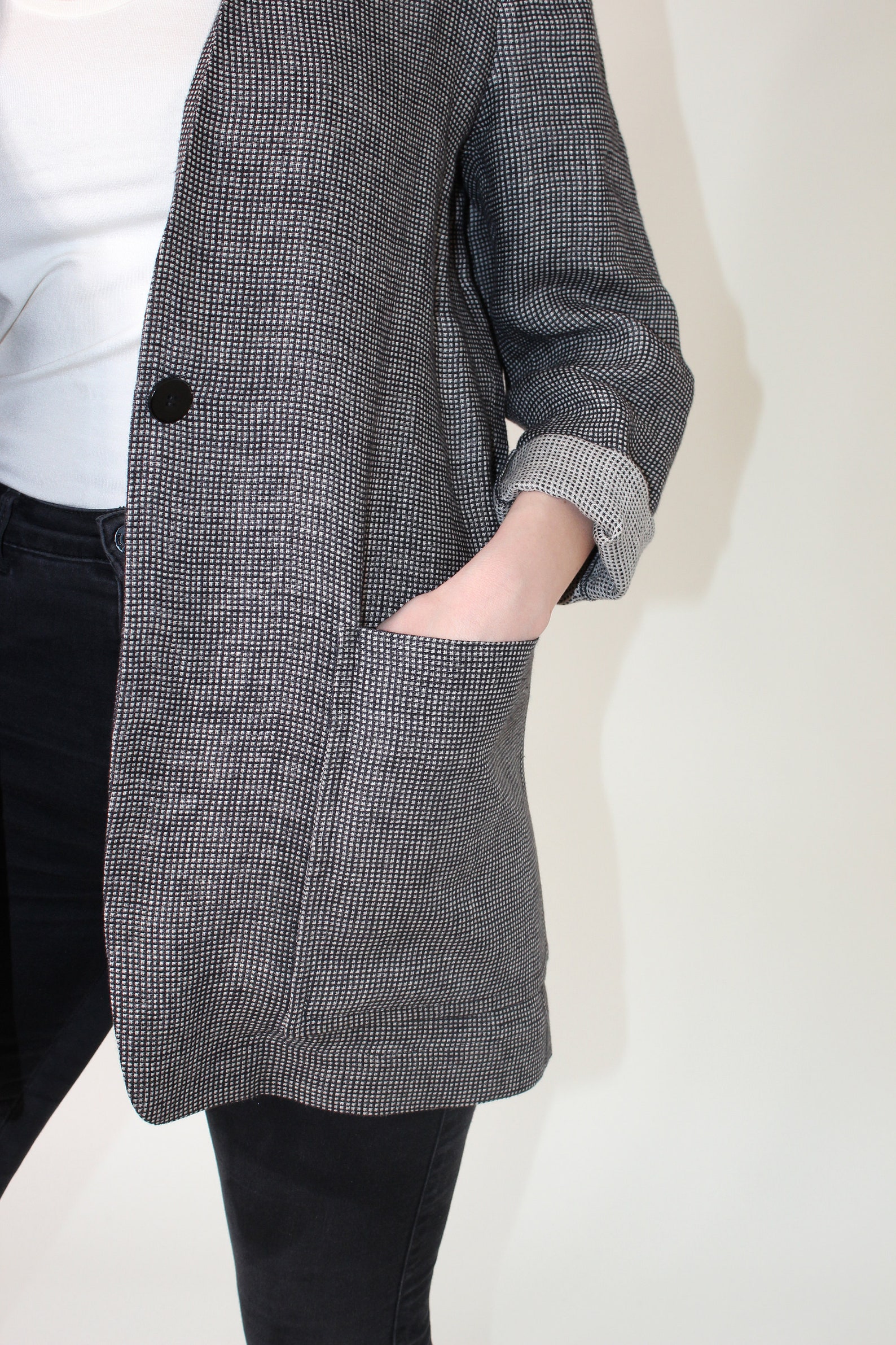 Long Linen Jacket, Classic Summer Jacket, Linen Jacket Women Etsy