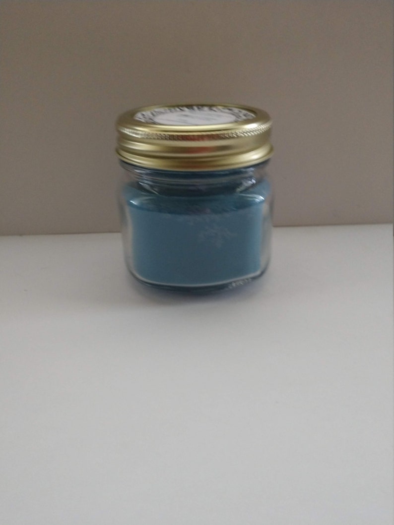Mason Jar Candle, Stormy Night Scented Candles Natural Soy Candle
