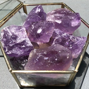 Amethyst, Raw Amethyst Chunk, Natural Amethyst, Raw Crystals, Purple Crystals, Crystals, natural Crystal. image 6