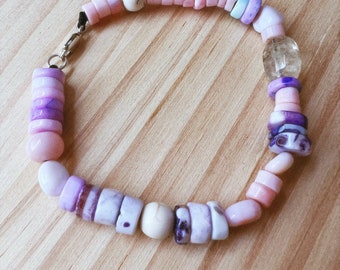 Gemstone Bracelet Opalstone Clear Quartz