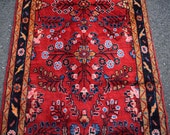 3 39 2 x 16 39 4 VERY RARE SIZE Fine Medallion Vase Armenian Lylyan Caucasian Vintage Semi Antique Tribal Handmade Wool Rug Runner Oriental Carpet
