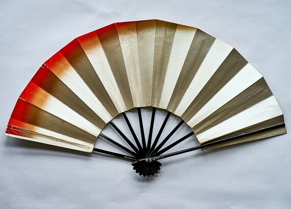 gold paper hand fans