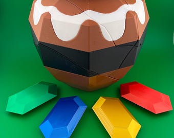 Large Legend of Zelda Breakable Pot with Rupees