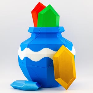 Legend of Zelda breakable pot with Rupees image 6