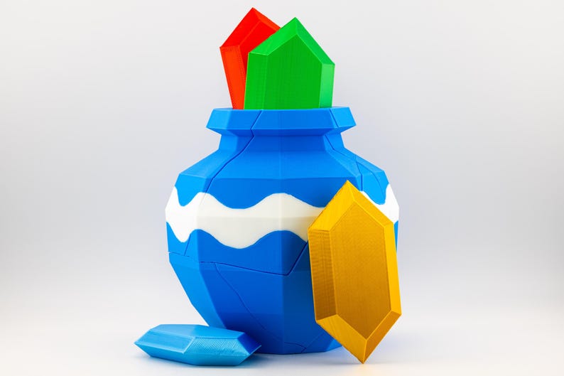 Legend of Zelda breakable pot with Rupees image 6