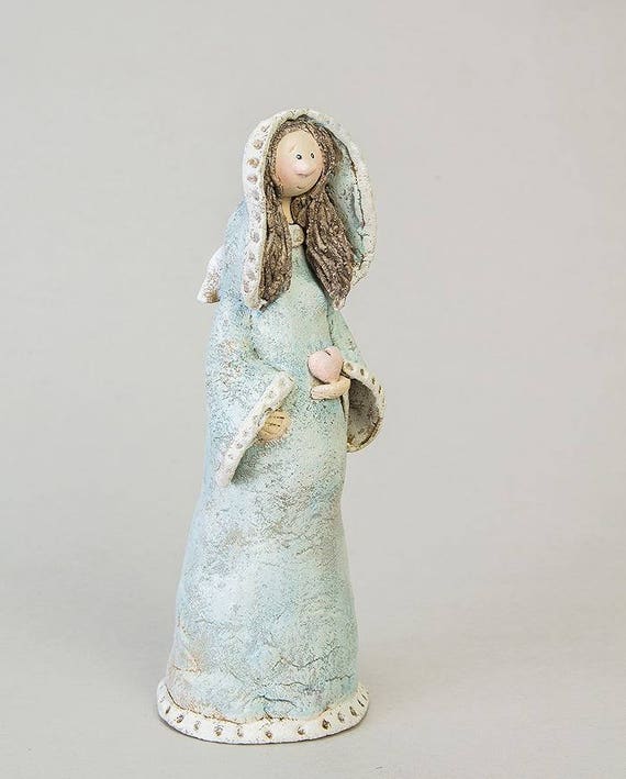 Mother Angel figurine Guardian angel gift Pregnancy gift