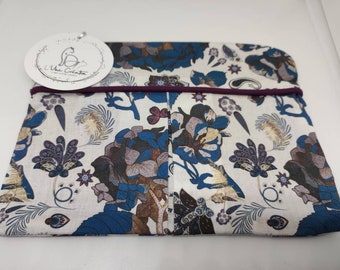 Trousse en coton  - différents motifs de tissu