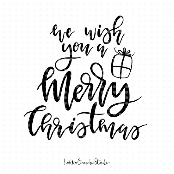 Merry Christmas Svg Christmas Svg Cut Files Winter Svg Svg Etsy