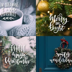 Christmas clipart / Christmas quotes / Christmas clip art / | Etsy