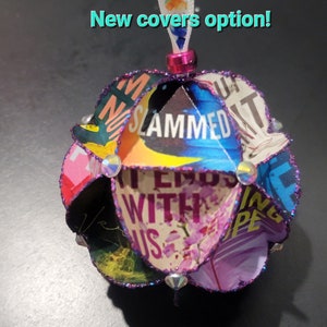 Handmade Christmas ornament-sphere - Colleen Hoover compilation