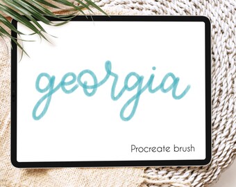 Procreate brush, procreate brushes, procreate hand lettering brush, hand drawn, procreate calligraphy brush, handwriting brush, ipad pro