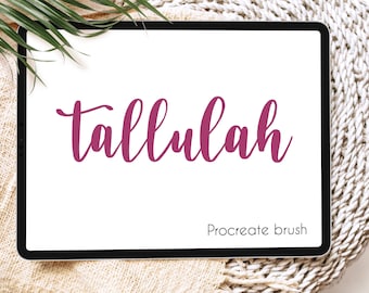 Procreate brush, procreate brushes, procreate hand lettering brush, procreate calligraphy brush, handwriting brush, procreate lettering