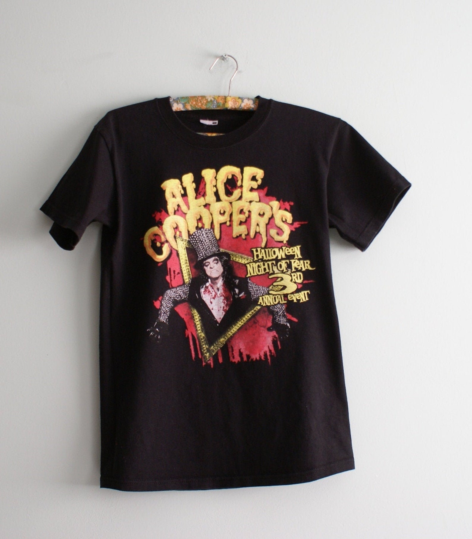Official Alice Cooper Tour Tshirt Rare Alice Cooper Tshirt Etsy