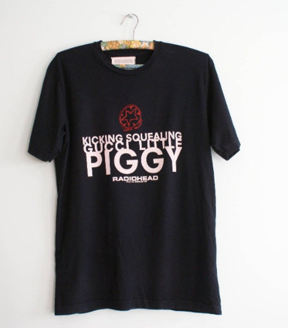 Vintage 90s Radiohead Paranoid Android Kicking Squ