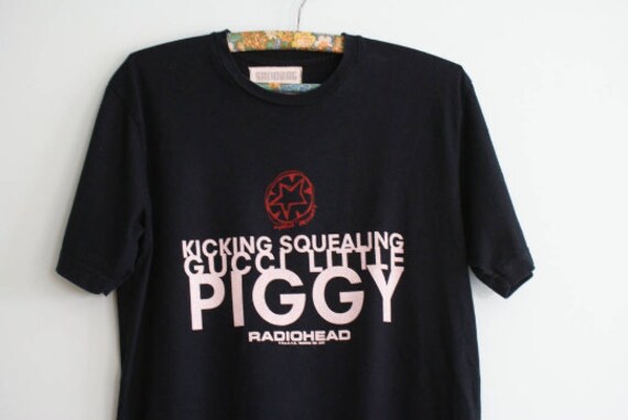 kicking squealing gucci little piggy t shirt