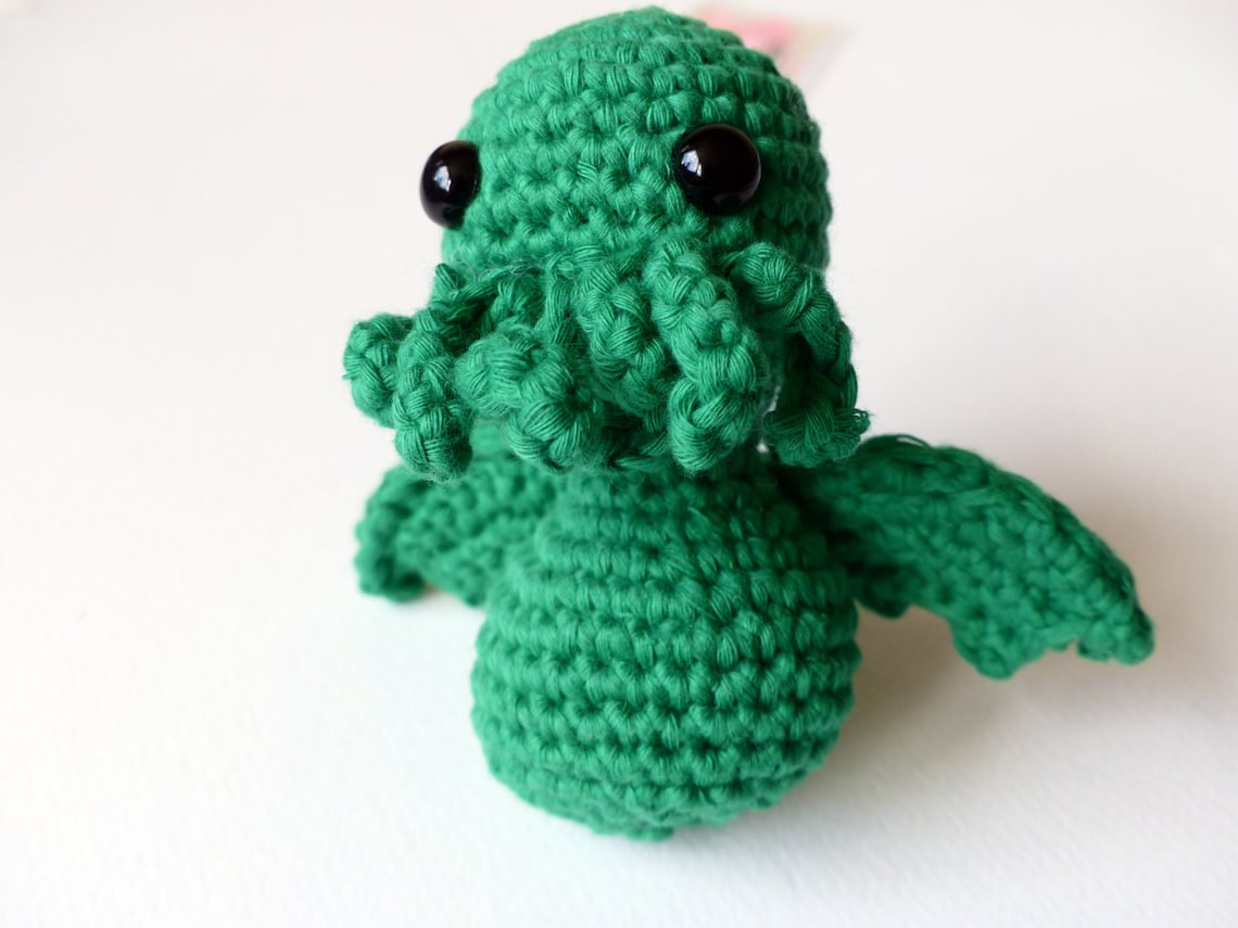 CROCHET PATTERN Amigurumi Cthulhu Crochet Cthulhu Pattern Etsy