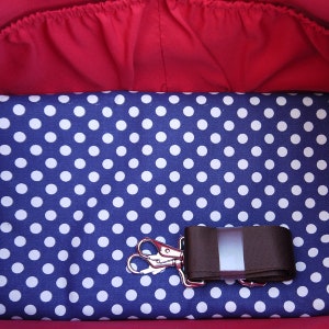 Anberry diaper bag Little Red Riding Hood dotted, Blue image 5