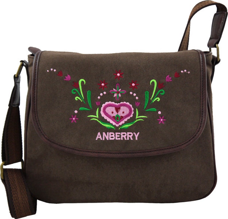 ANBERRY Schultertasche Oktoberfest Tasche Braun Bild 1