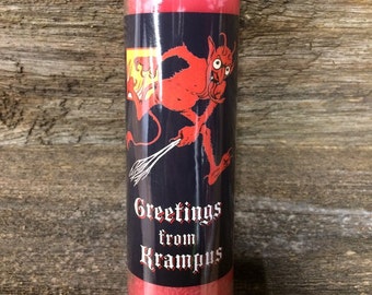 Krampus Candle