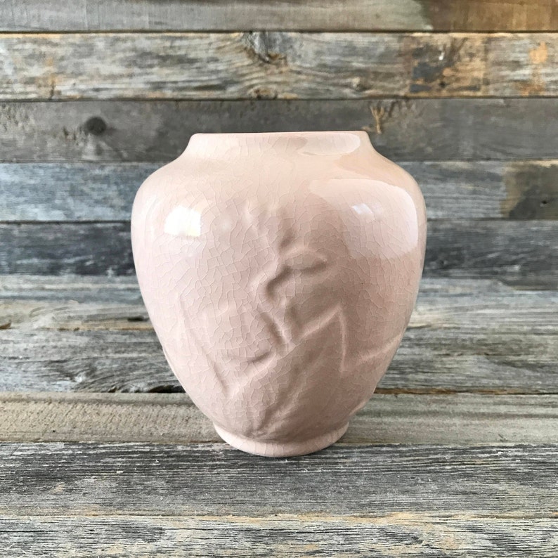 Vintage 1946 Rookwood Pottery Vase Pink 1940 S Rookwood Etsy
