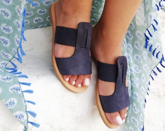 Handmade leather sandals, Greek sandals, Leather sandals, flat sandals, ancient Greek sandals, Kallipous sandals