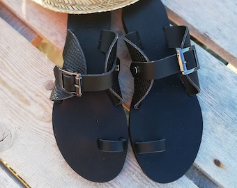 Handmade leather sandals, Greek sandals, Leather sandals, flat sandals, ancient Greek sandals, Kallipous sandals