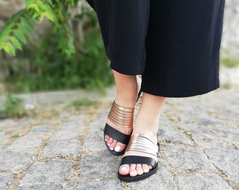 Handmade leather sandals, Greek sandals, Leather sandals, flat sandals, ancient Greek sandals, Kallipous sandals