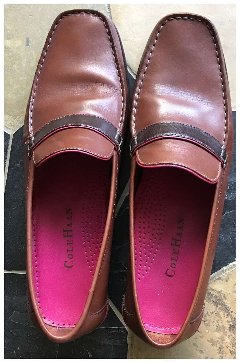 cole haan leather loafers