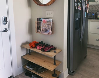 Shoe Rack Entryway Organizer Shoe Rack Shoe Organizer Etsy