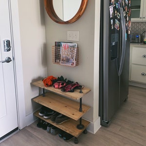 Entryway Shoe Organizer - Boot Storage - Shoe Rack -  Shoe Organizer - Entryway Bench - Entryway furniture - Sneaker Storage - Boot Storage