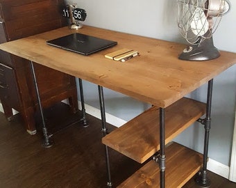 industrial office desks unique pipe desk with shelves rustic desk industrial wood office desk reclaimed wood office and steel desk etsy industrial office desks unique pipe desk with shelves rustic desk industrial wood office desk reclaimed wood office and steel desk etsy