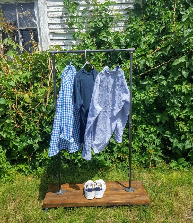 Pipe Clothing Rack Garment Rack Loft Shoe and Coat Storage Etsy