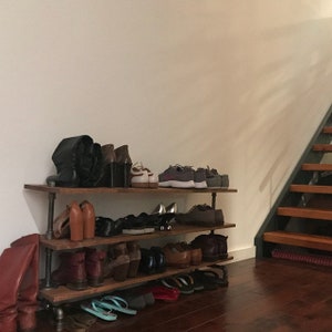 Shoe Rack - Shoe Storage - Entryway Organizer- Shoe Organizer - Entryway Bench - Entryway furniture - Sneaker Storage - Boot Storage image 8