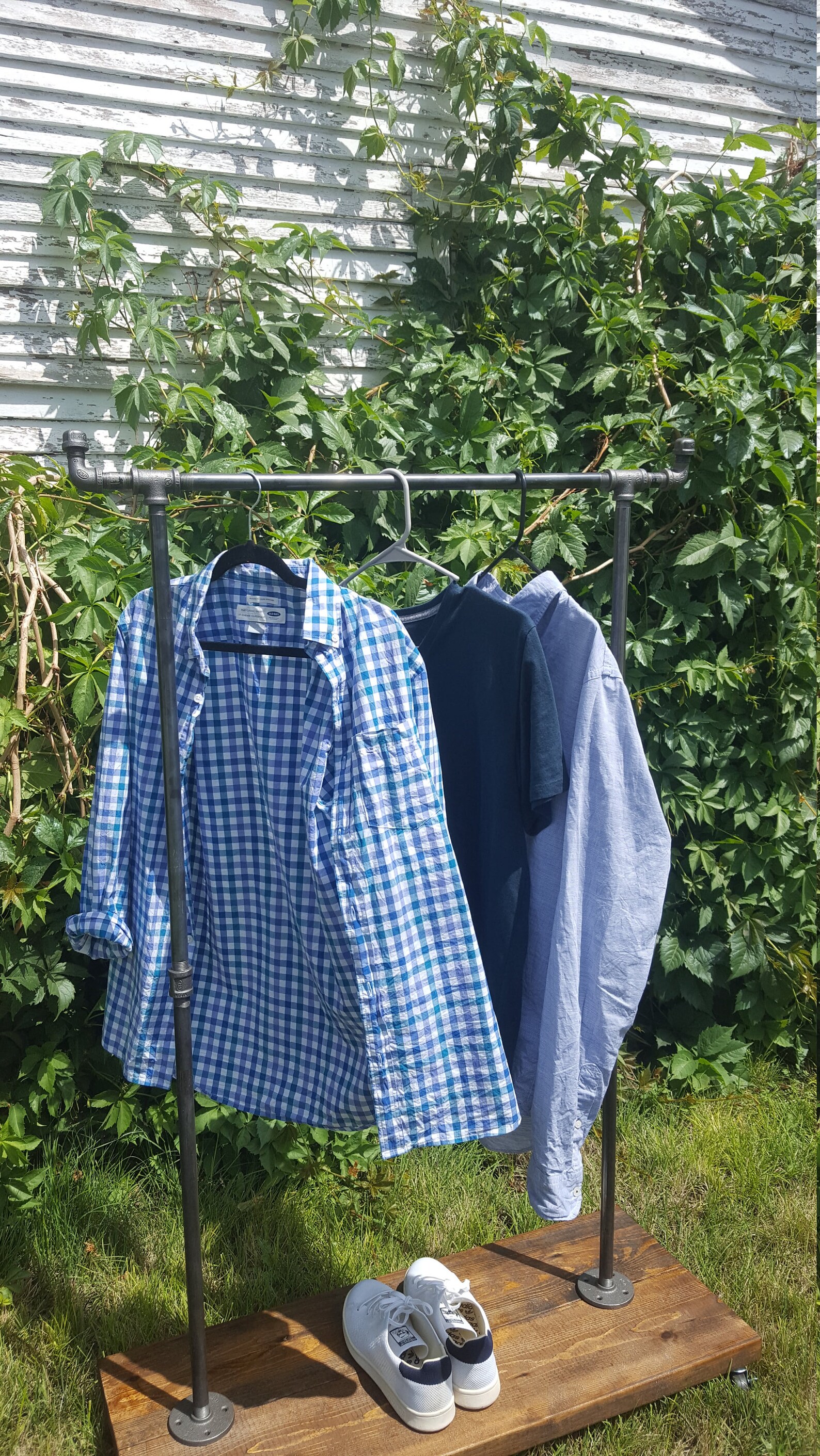 Pipe Clothing Rack Garment Rack Loft Shoe and Coat Storage Etsy