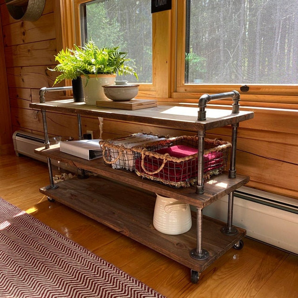 Coffee Cart Coffee Bar Rolling coffee stand Kitchen Etsy